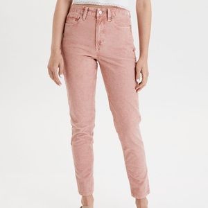 Pink mom jeans NWT